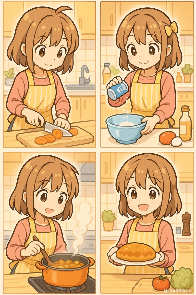 51视频-美食动漫教程烹饪技能动漫演示