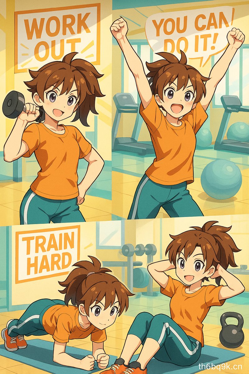 51视频-健身动漫教程运动技能动漫演示